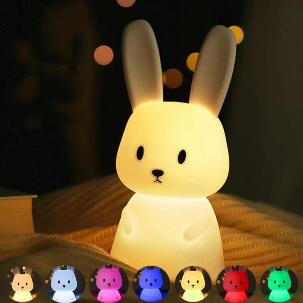 Veilleuse Grand format Lapin Blanc – Image 2