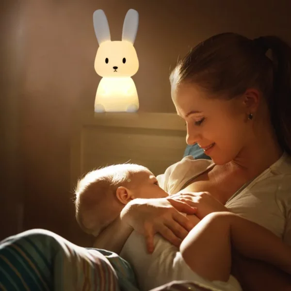 Veilleuse Grand format Lapin Blanc – Image 5