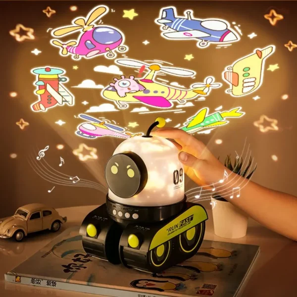 Veilleuse Musicale & Projection Robot – Image 2