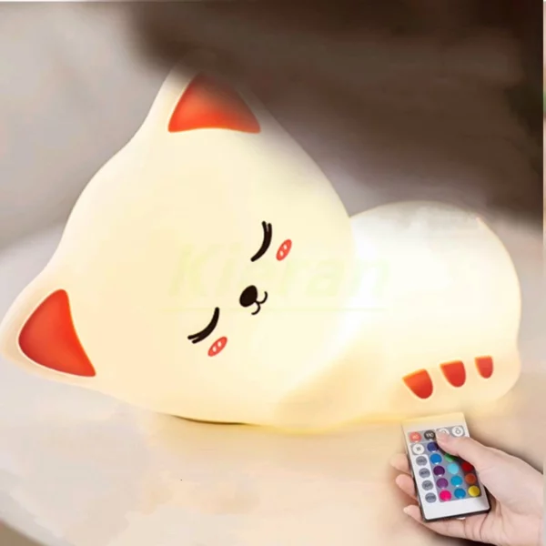 Veilleuse Chat Rechargeable – Image 2